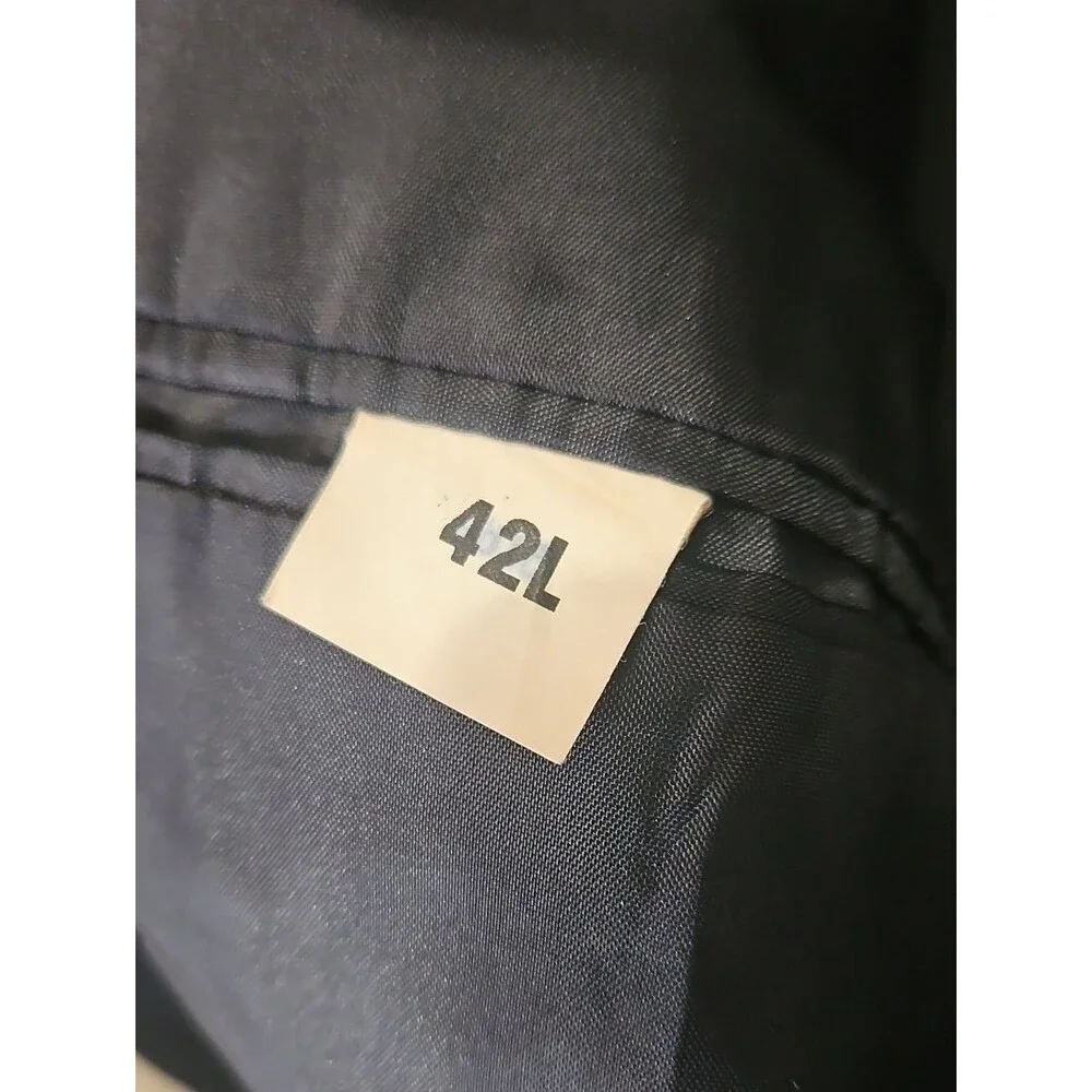 First Nighter Formal Wear Classic Men's Black Tux Blazer Size 42L